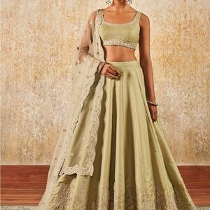 Sage Green Lehenga Set
